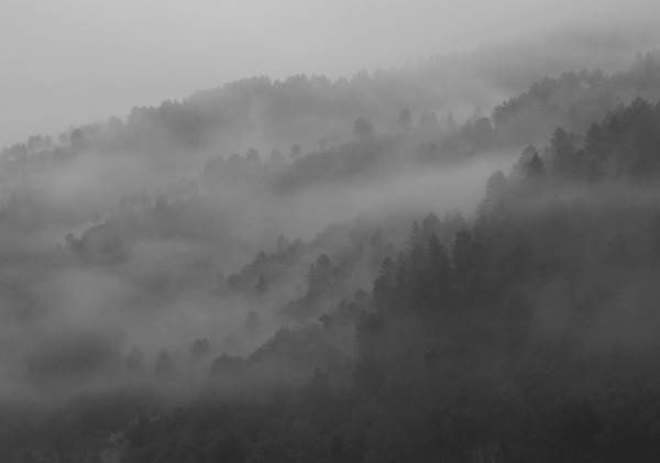 Brume sur les Cévennes